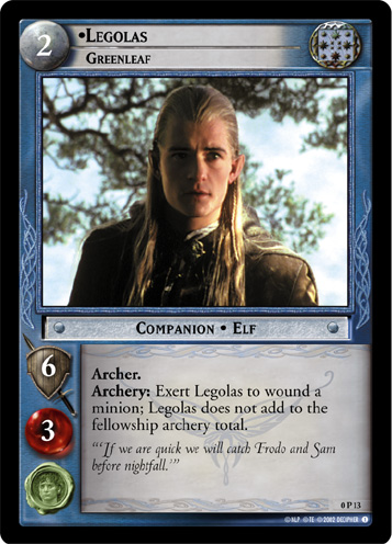 Legolas, Greenleaf (P) (0P13) Card Image