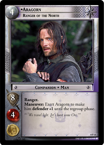 Aragorn, Ranger of the North (P) (0P14) Card Image