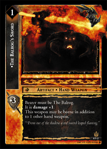 The Balrog's Sword (P) (0P42) Card Image