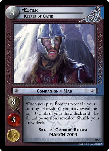 Eomer, Keeper of Oaths (P) (0P49) Card Image