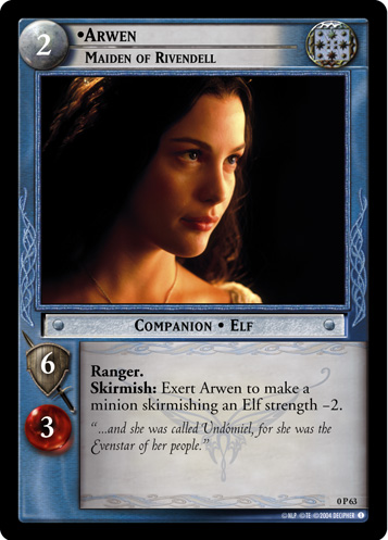 Arwen, Maiden of Rivendell (P) (0P63) Card Image