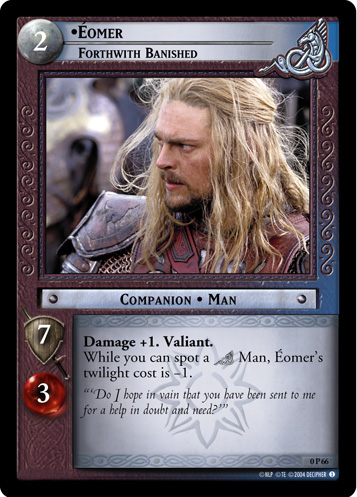 Eomer, Forthwith Banished (P) (0P66) Card Image