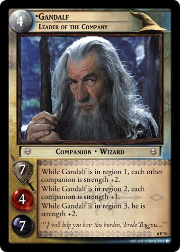 Gandalf, Leader of the Company (P) (0P70) Card Image