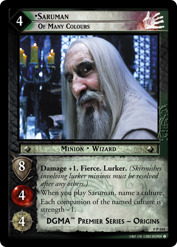 Saruman, Of Many Colours (P) (0P104) Card Image