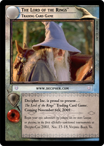 LOTR TCG Decipher Cards:lotr00m01