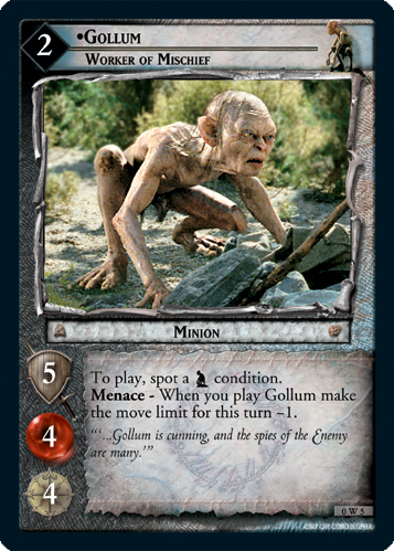 Gollum, Worker of Mischief (W) (0W5) Card Image