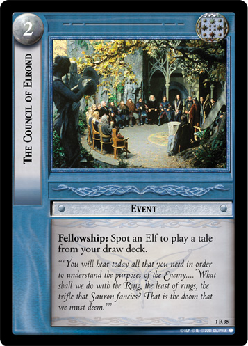 The Council of Elrond (1R35) Card Image