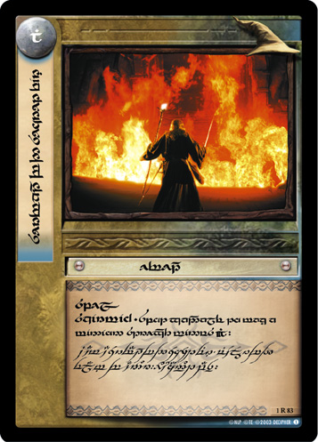 Servant of the Secret Fire (T) (1R83T) Card Image