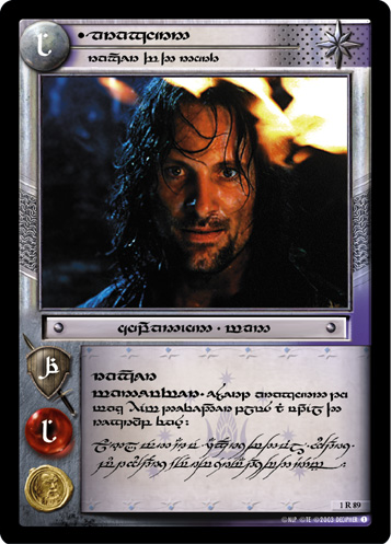 Aragorn, Ranger of the North (T) (1R89T) Card Image