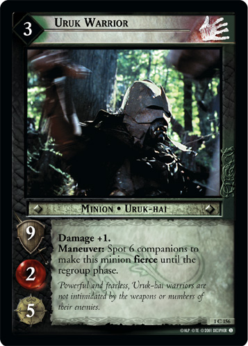 Uruk Warrior (1C156) Card Image