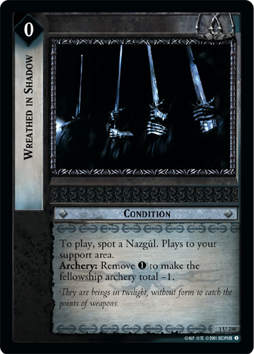 Wreathed in Shadow (1U238) Card Image