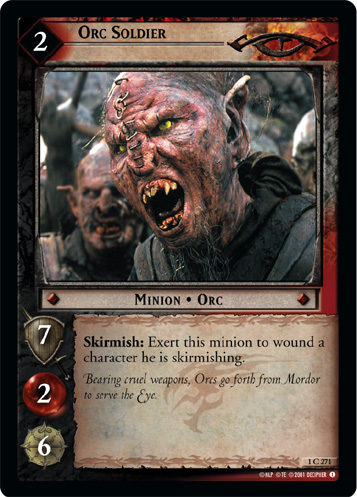 Orc Soldier (1C271) Card Image