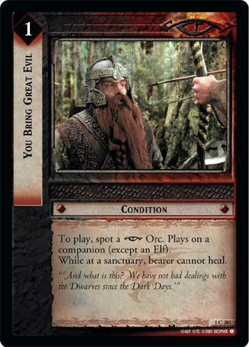 You Bring Great Evil (1C283) Card Image