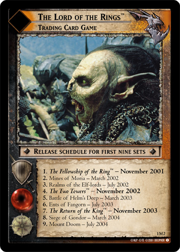 LOTR TCG Decipher Cards:lotr01m02