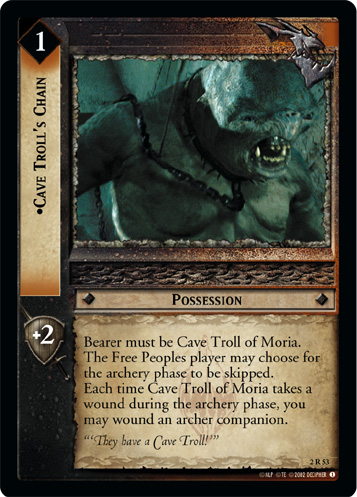 Cave Troll's Chain (2R53) Card Image