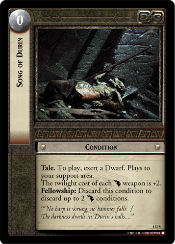 Song of Durin (3U5) Card Image
