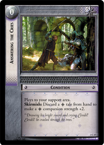 Answering the Cries (3C37) Card Image