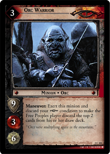 Orc Warrior (3C101) Card Image