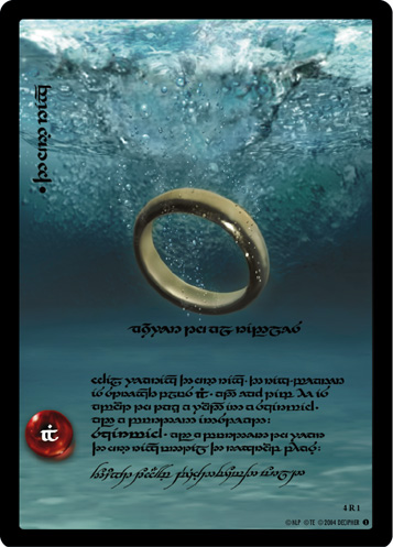 The One Ring, The Answer To All Riddles (T) (4R1T) Card Image