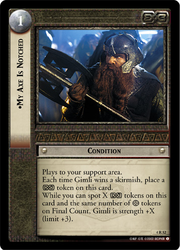My Axe Is Notched (4R52) Card Image