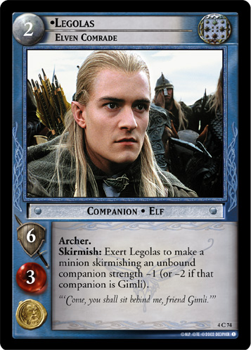 Legolas, Elven Comrade (4C74) Card Image