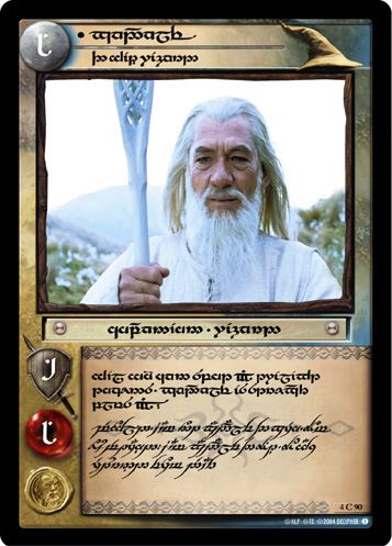 Gandalf, The White Wizard (T) (4C90T) Card Image