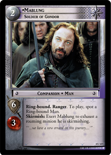 Mablung, Soldier of Gondor (4U127) Card Image