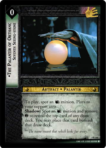 The Palantir of Orthanc, Seventh Seeing-stone (4R166) Card Image