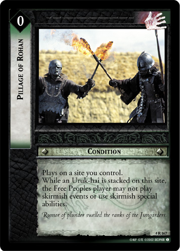 Pillage of Rohan (4R167) Card Image