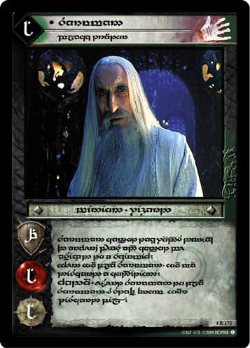 Saruman, Black Traitor (T) (4R173T) Card Image