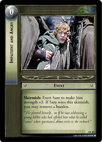 Impatient and Angry (4R307) Card Image