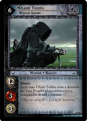 Ulaire Toldea, Winged Sentry (6R88) Card Image