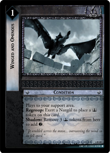 Winged and Ominous (6R89) Card Image