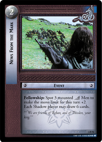 News From the Mark (6R96) Card Image