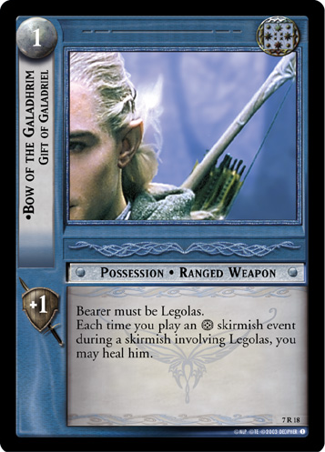 Bow of the Galadhrim, Gift of Galadriel (7R18) Card Image