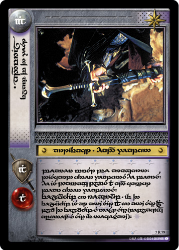 Anduril, Flame of the West (T) (7R79T) Card Image