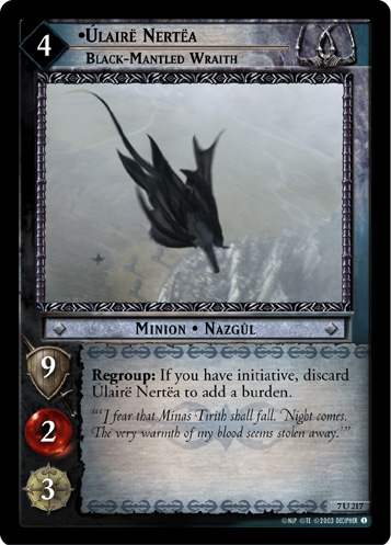 Ulaire Nertea, Black-Mantled Wraith (7U217) Card Image