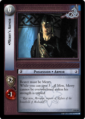 Merry's Armor (7R241) Card Image