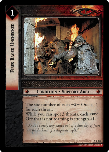 Fires Raged Unchecked (7R269) Card Image
