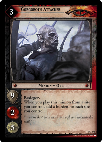 Gorgoroth Attacker (7U270) Card Image