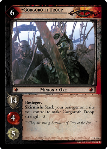 Gorgoroth Troop (7R279) Card Image