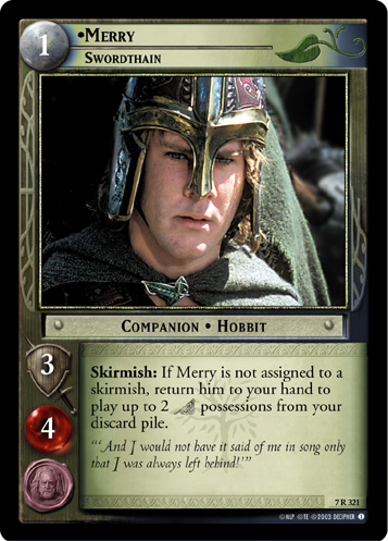 Merry, Swordthain (7R321) Card Image