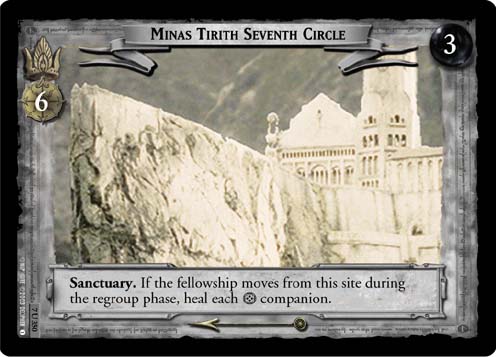 Minas Tirith Seventh Circle (7U350) Card Image