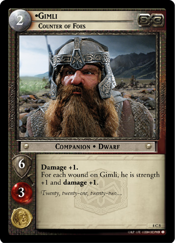 Gimli, Counter of Foes (8C5) Card Image