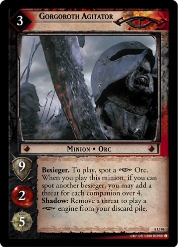 Gorgoroth Agitator (8U94) Card Image