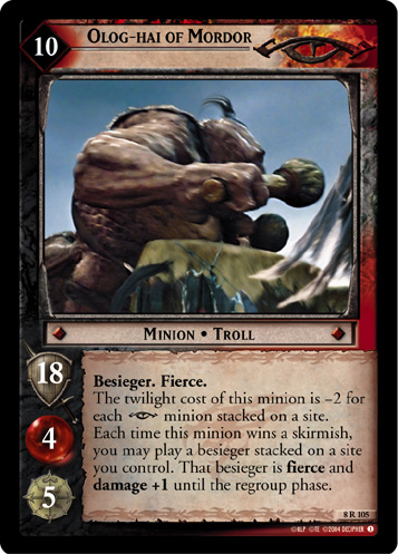 Olog-hai of Mordor (8R105) Card Image