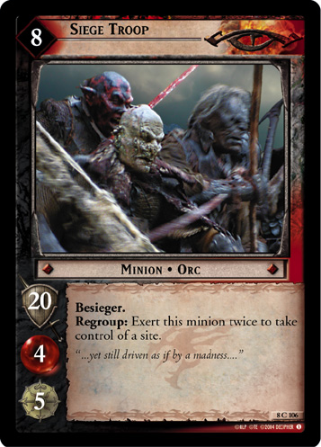 Siege Troop (8C106) Card Image