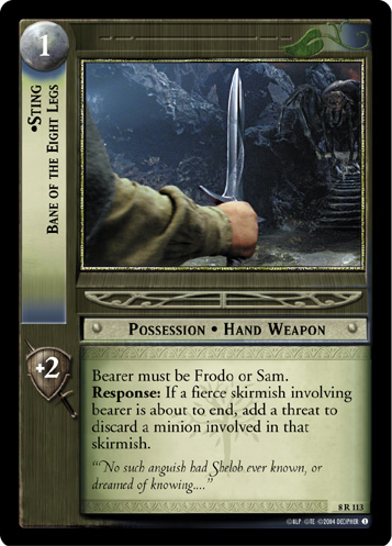 Sting, Bane of the Eight Legs (8R113) Card Image