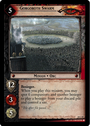 Gorgoroth Swarm (10C87) Card Image