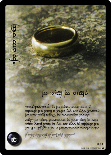 The One Ring, The Ring of Rings (T) (11R1T) Card Image